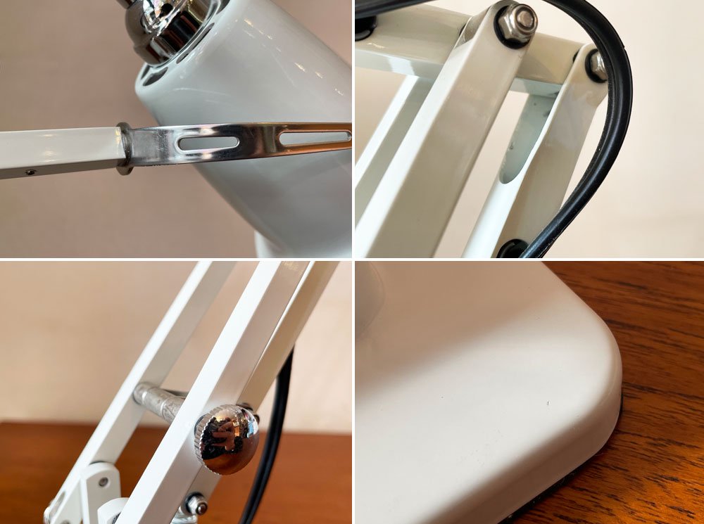アングルポイズ ANGLEPOISE オリジナル1227 Original1227 ミニ Mini デスクライト リネンホワイト ジョージ・カワーダイン 定価¥46,200- ◎