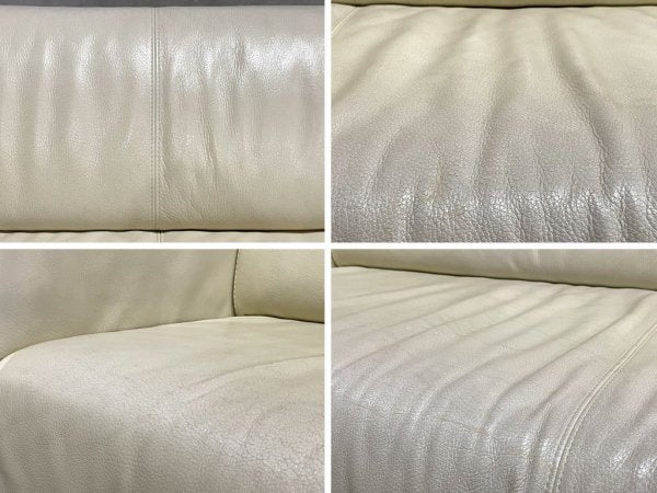 IDC大塚家具 OTSUKA レザーソファ 2.5シーター Leather sofa OT2202 総革 モダンデザイン 〓