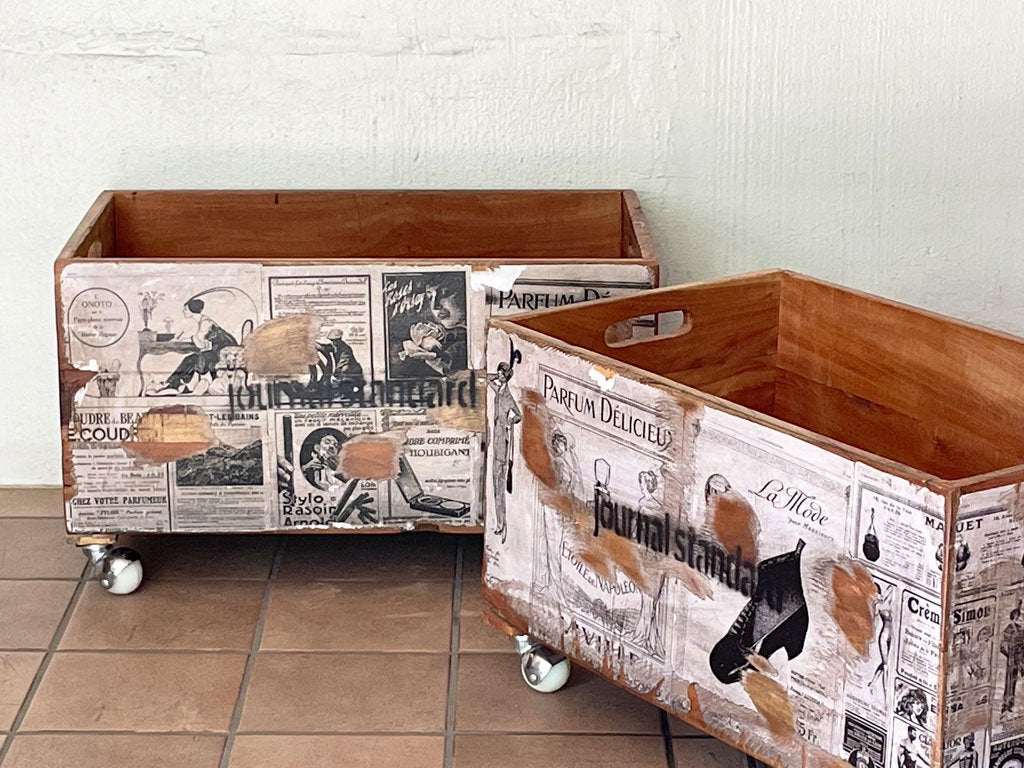 ジャーナルスタンダードファニチャー journal standard Furniture ドリュー DREUX トイ ボックス TOY BOX L B ◇