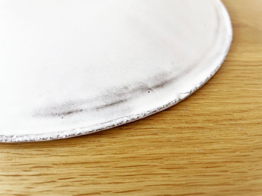 アスティエ・ド・ヴィラット ASTIER de VILLATTE シンプル SIMPLE ディナープレート 24cm フランス 定価¥13,200- ◎
