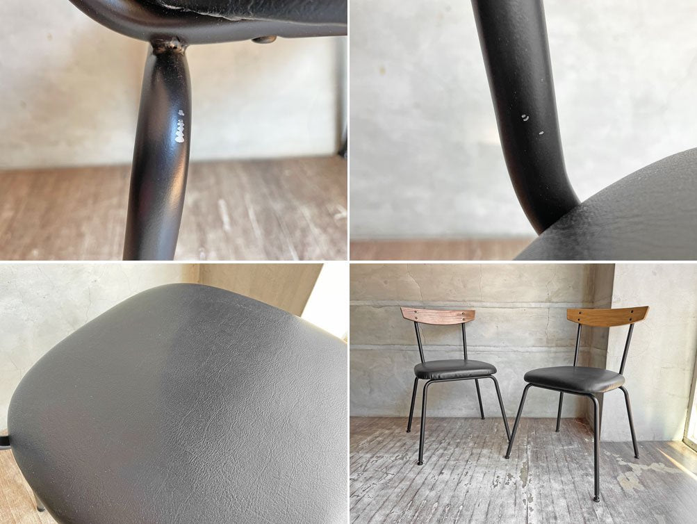 アクメファニチャー ACME Furniture グランビュー チェア GRANDVIEW CHAIR ダイニングチェア インダストリアルデザイン オーク材 ビニールレザー ブラック A♪