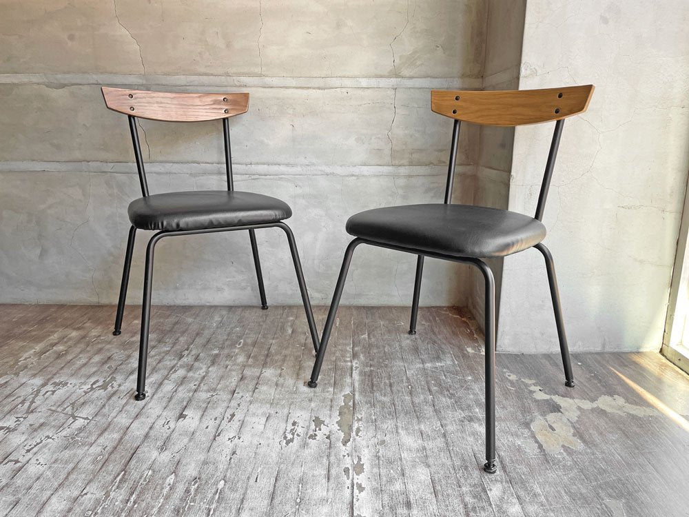 アクメファニチャー ACME Furniture グランビュー チェア GRANDVIEW CHAIR ダイニングチェア インダストリアルデザイン オーク材 ビニールレザー ブラック B♪