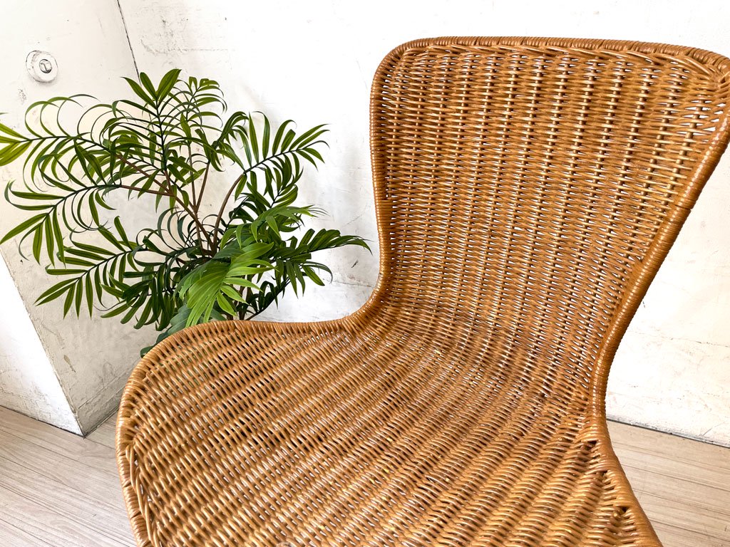 イデー IDEE マレアチェア MAREA ダイニングチェア ラタン スチールレッグ 定価¥22,000- ★