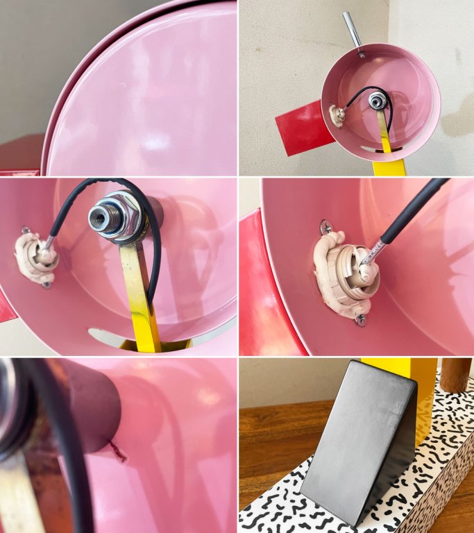 メンフィス MEMPHIS タヒチ TAHITI テーブルランプ エットーレ・ソットサス Ettore Sottsass 1981年デザイン ポストモダン ◎