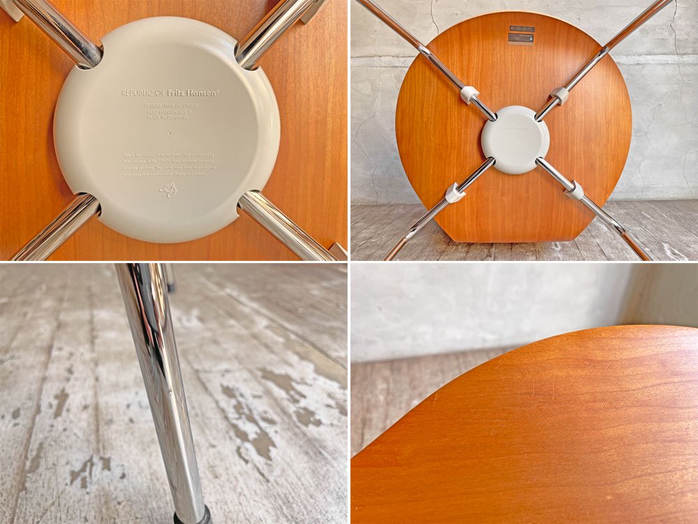 フリッツハンセン Fritz Hansen セブンチェア チェリー材 2016年製 アルネ・ヤコブセン Arne Jacobsen デンマーク 北欧家具 ♪