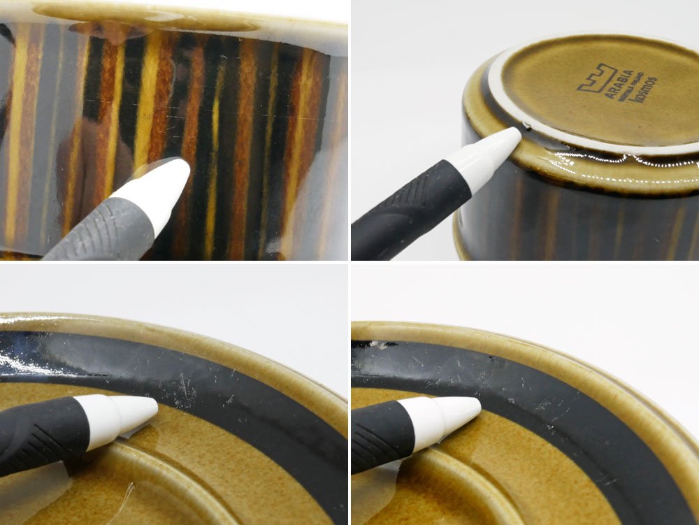アラビア ARABIA コスモス Kosmos ティーカップ&ソーサー C&S ウラ・プロコッペ Ulla Procope ビンテージ 北欧食器 ●