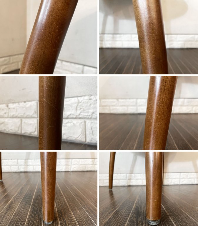 秋田木工 Akimoku ラウンドテーブル ダイニングテーブル ブナ材 Φ92cm ジャパンビンテージ Japan Vintage ◎