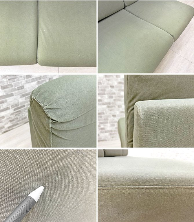 アデペシュ a.depeche アラ ソファ アームレス a la sofa armless 3Pソファ オーク材 ●