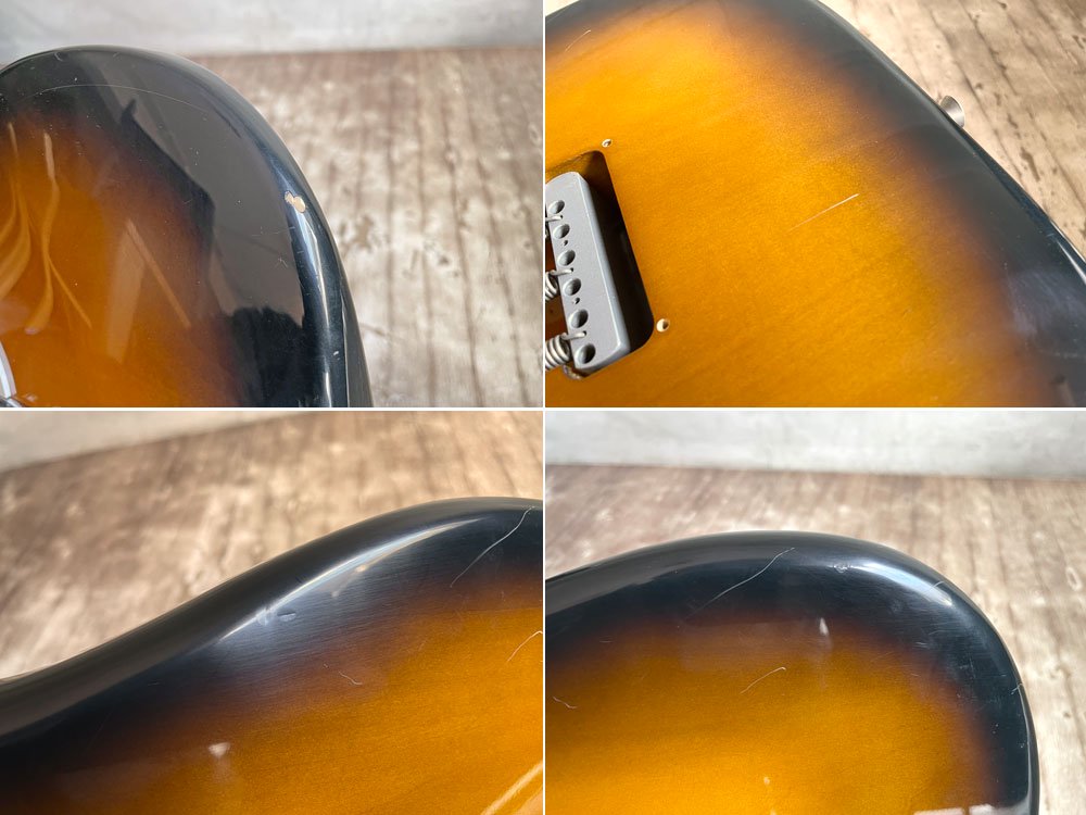 フェンダージャパン Fender Japan エレキギター ストラトキャスター ST57-65L 2トーンサンバースト 1999~2002年製 改造品 ♪