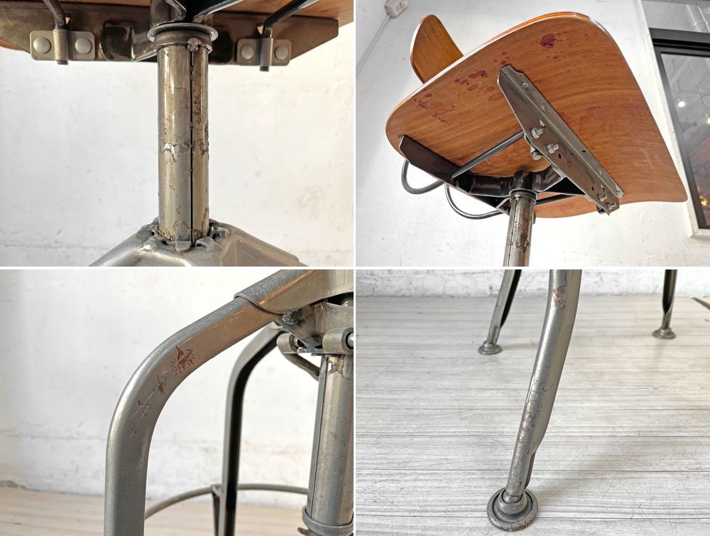 パシフィックファニチャーサービス PACIFIC FURNITURE SERVICE インダストリアル チェア High chair トレド スウィベルチェア P.F.S ★