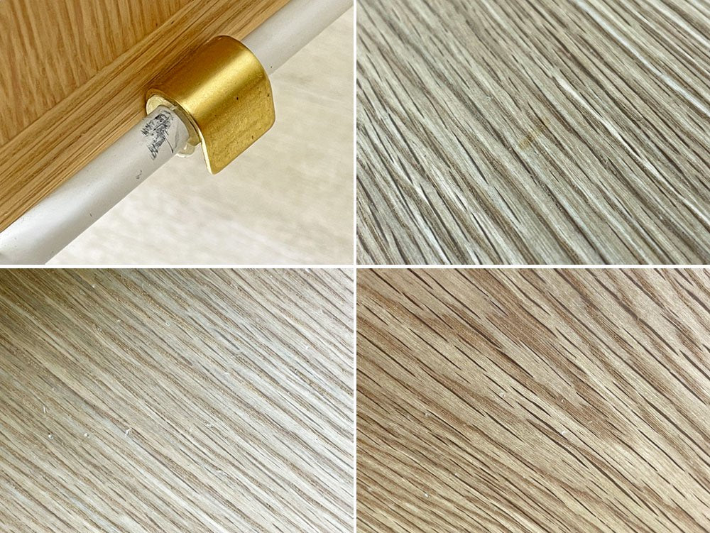 リセノ Re:CENO ラス R.U.S ユニットシェルフ ウッドキャビネット スライド扉 アイアン ホワイト ナチュラル 小型収納 定価¥42,600- 組立説明書付き ●