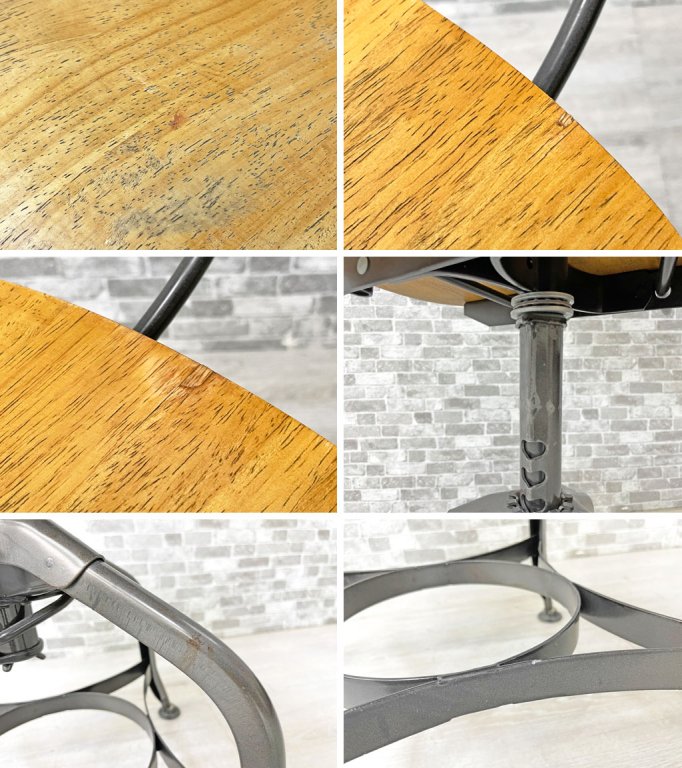 クラッシュゲート CRASH GATE ノットアンティークス Knot antiques トレド2 TOLEDO? CHAIR ローチェア 昇降機能付 インダストリアル ●