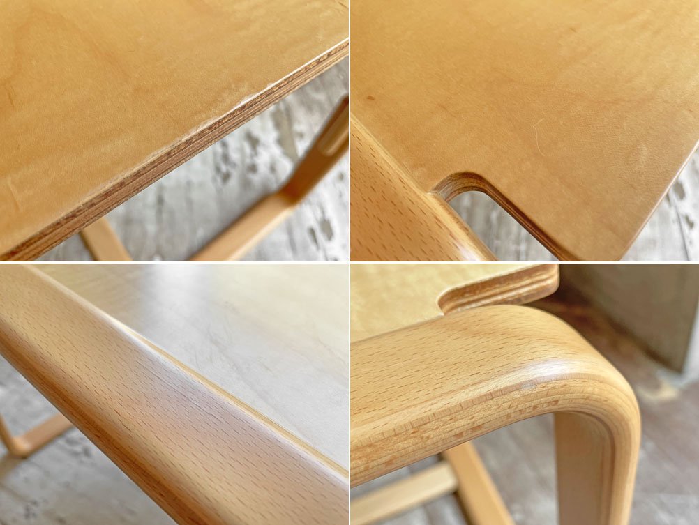 天童木工 Tendo Mシリーズ センターテーブル ローテーブル ブルーノ・マットソン Bruno Mathsson イタヤ・ホワイトビーチ材 定価¥97,900- ♪