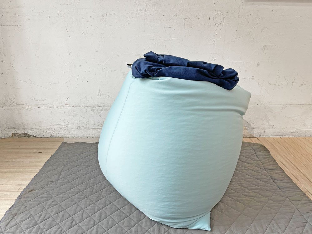 ヨギボー yogibo ピラミッド Pyramid 1人掛け ソファ ビーズクッション ネイビー パーソナルチェア コンパクト 定価¥15,180- ★