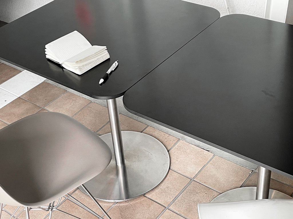 マジス MAGIS パッセパトゥー PASSE-PARTOUT カフェテーブル ダイニングテーブル スクエア ブラック メラミントップ W70 定価183,700円 B ◇