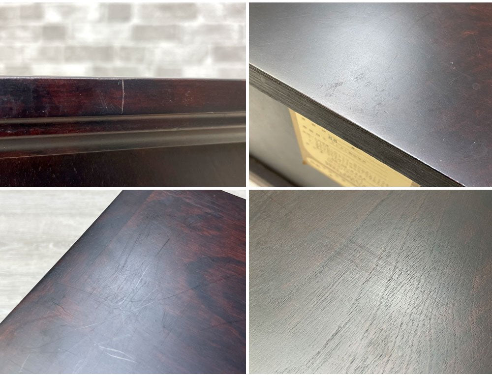 神居民芸 KAMUI 樺材 小箱 3段小抽斗 針箱 北海道 民芸家具 和家具 ●