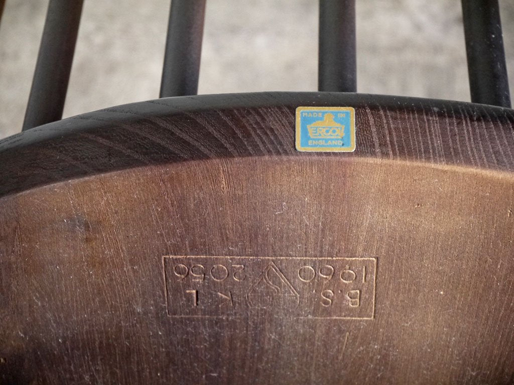 アーコール Ercol ビンテージ クエーカー ロッキングチェア オールドコロニアルカラー イギリス 英国 ■