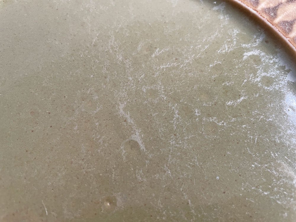 ニッセン NISSEN レリーフ Relief ディナープレート センターグリーン ラウンド 25cm イェンス・クイストゴー Jens.H.Quistgaard ♪