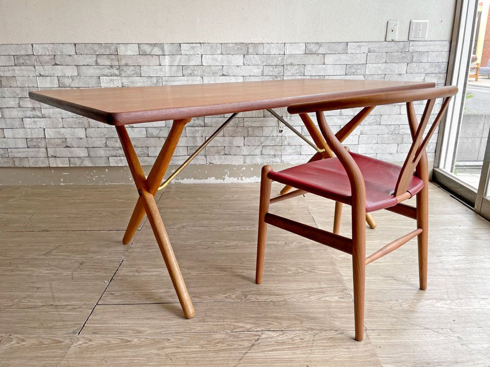 アンドレアス タック Andreas Tuck AT303 ダイニングテーブル クロスレッグ X-Reg ハンス J.ウェグナー Hans J. Wegner 北欧家具 ●