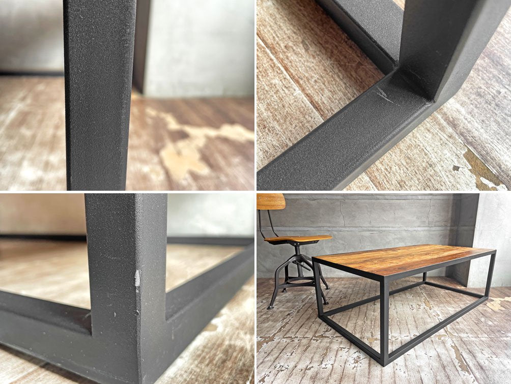 クラッシュゲート CRASH GATE ノットアンティークス Knot antiques ライザ3 LIZA III コーヒーテーブル ローテーブル ニレ古材 定価\44,000- ♪