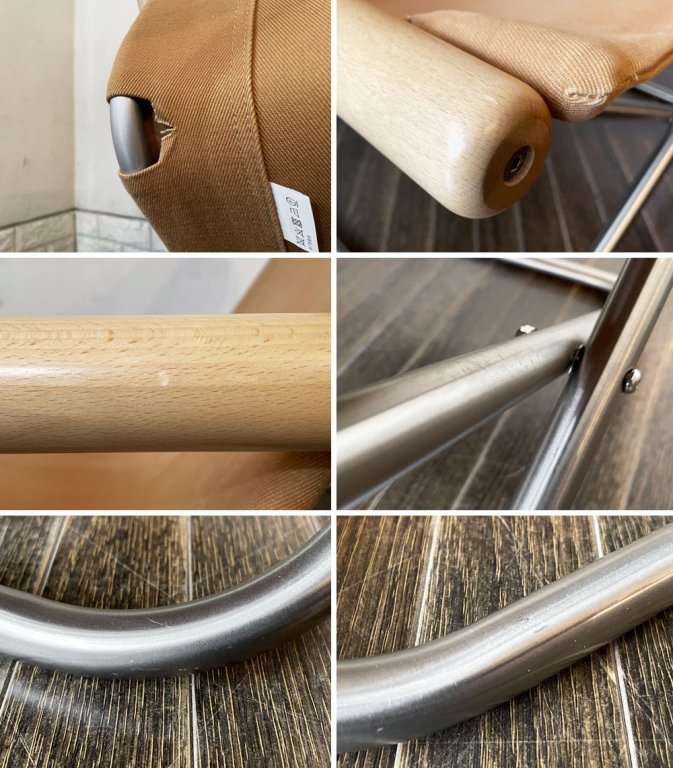 ニーチェア エックス NY chair X フォールディングチェア キャメル×ナチュラル 折りたたみ 新居猛 藤栄 MoMA ◎