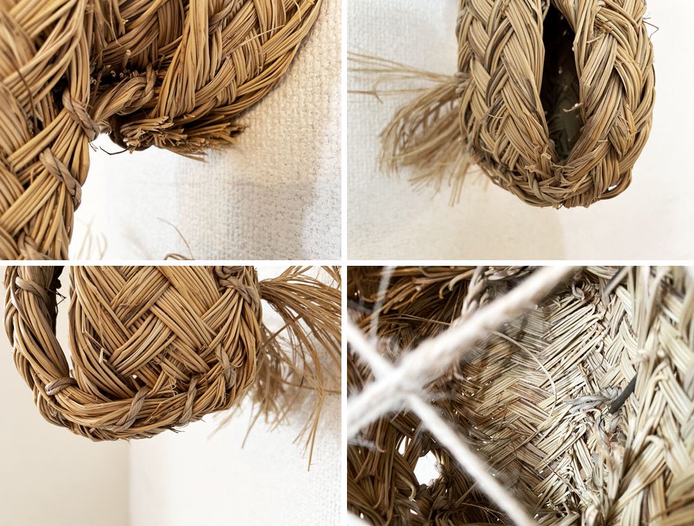 モロッコ民芸品 アニマルヘッド ヒツジ ラタン製 H50cm 壁掛け ウォールデコ ハンドメイド ◎