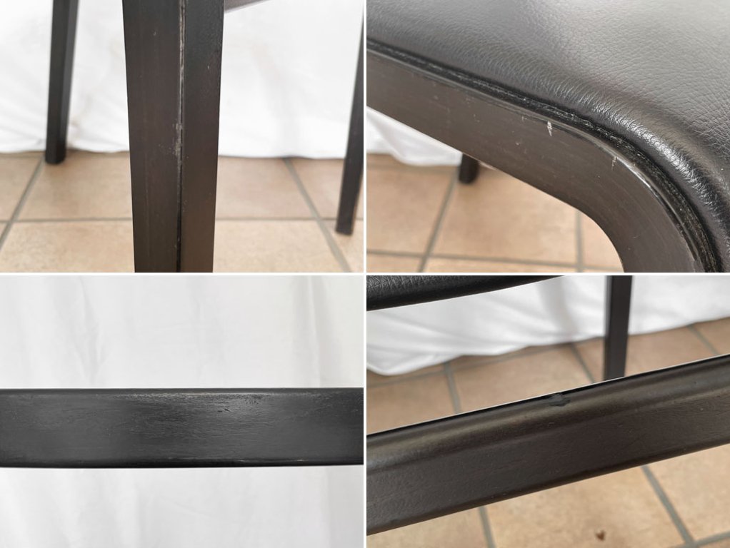 天童木工 TENDO ラダーバックチェア ダイニングチェア T-5276 ブラック 菅澤光政 ジャパニーズモダン B ◇