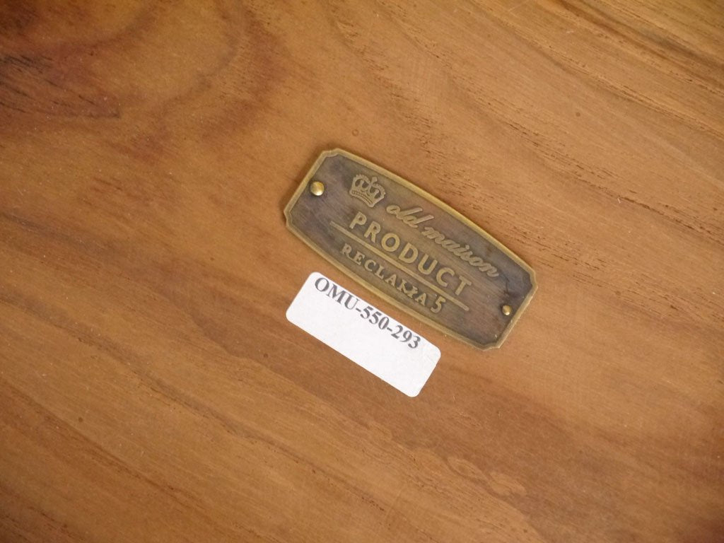 オールドメゾン old maison ジンバランベンチ Bench 2P ディスプレイラック オールドチーク 無垢材 ■