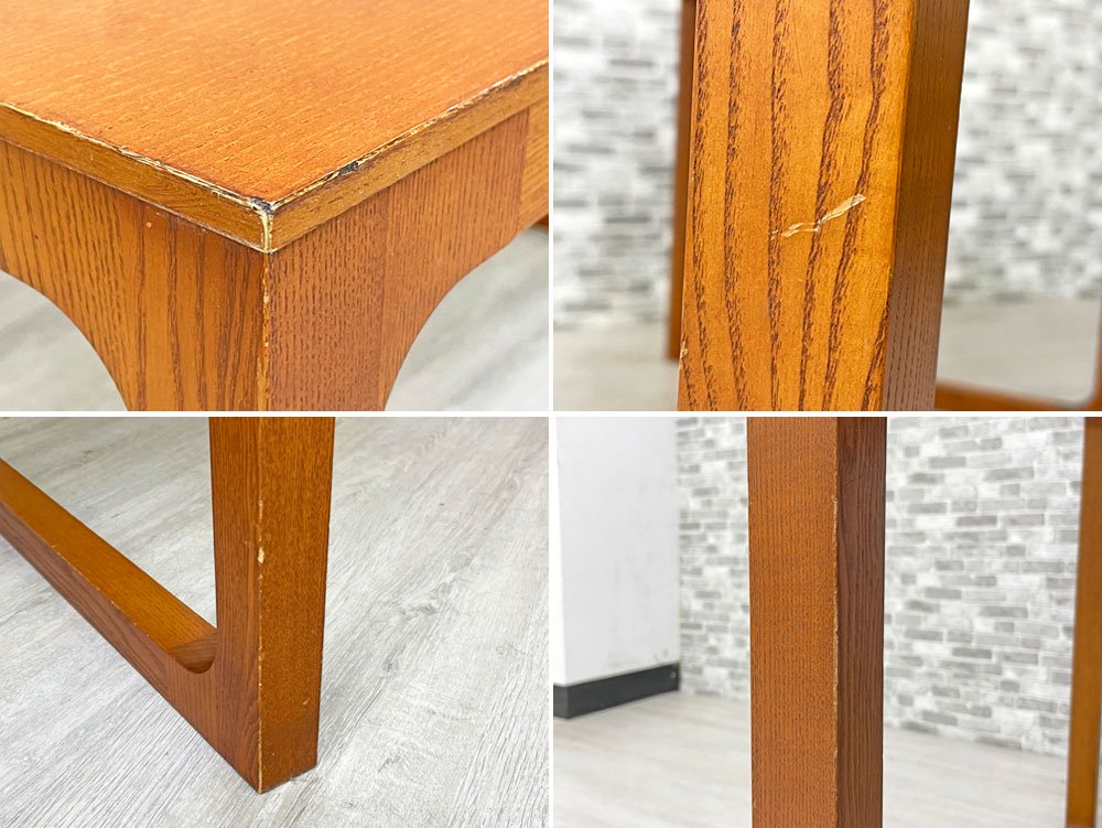 イデー IDEE マルー ダイニングテーブル MALUH DINING TABLE アッシュ材 アントンブラウン W130cm 定価¥133,100- ●