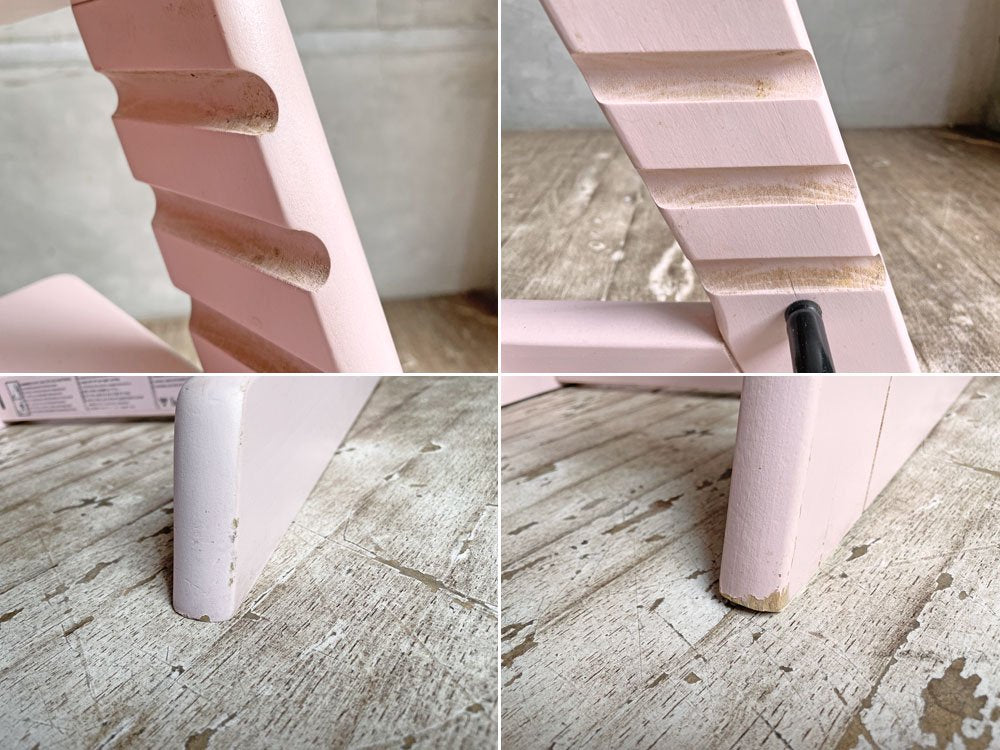 ストッケ STOKKE トリップトラップ TRIPP TRAPP ベビーチェア キッズチェア セレーヌピンク S/N5~ ノルウェー 北欧家具♪