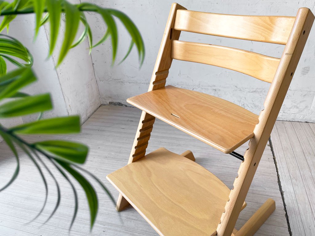 ストッケ STOKKE トリップトラップ TRIPP TRAPP ベビーチェア キッズチェア ナチュラル S/N4~ ノルウェー 北欧家具 ★