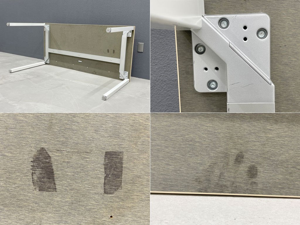 オカムラ Okamura アプションフリー Aption Free ワークデスク ミーティングデスク パーソナルサイズ テーブルサイズ拡張可 メラミントップ天板 角脚 DY514Y 〓