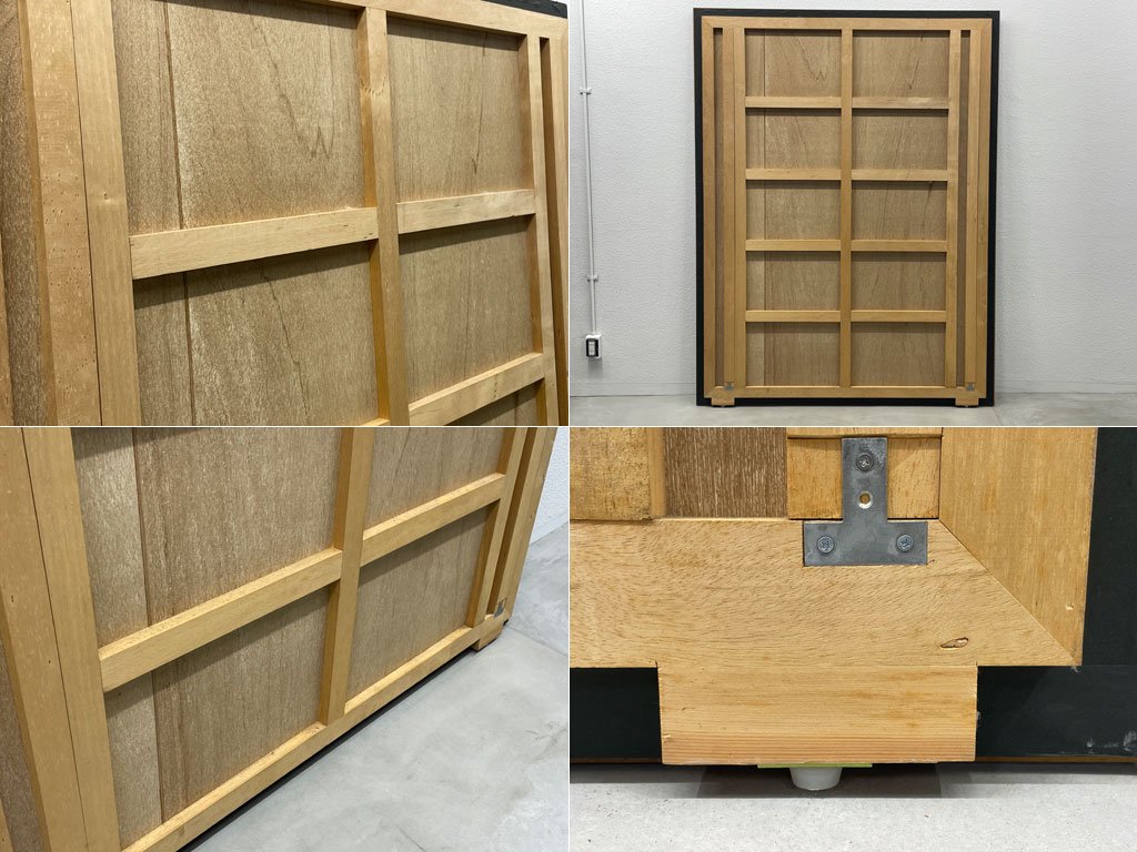 ヨーロピアン アンティークスタイル オーダーミラー 特大ミラー 木製フレーム 立て掛けミラー 壁面ミラー スタジオミラー 什器鏡 〓