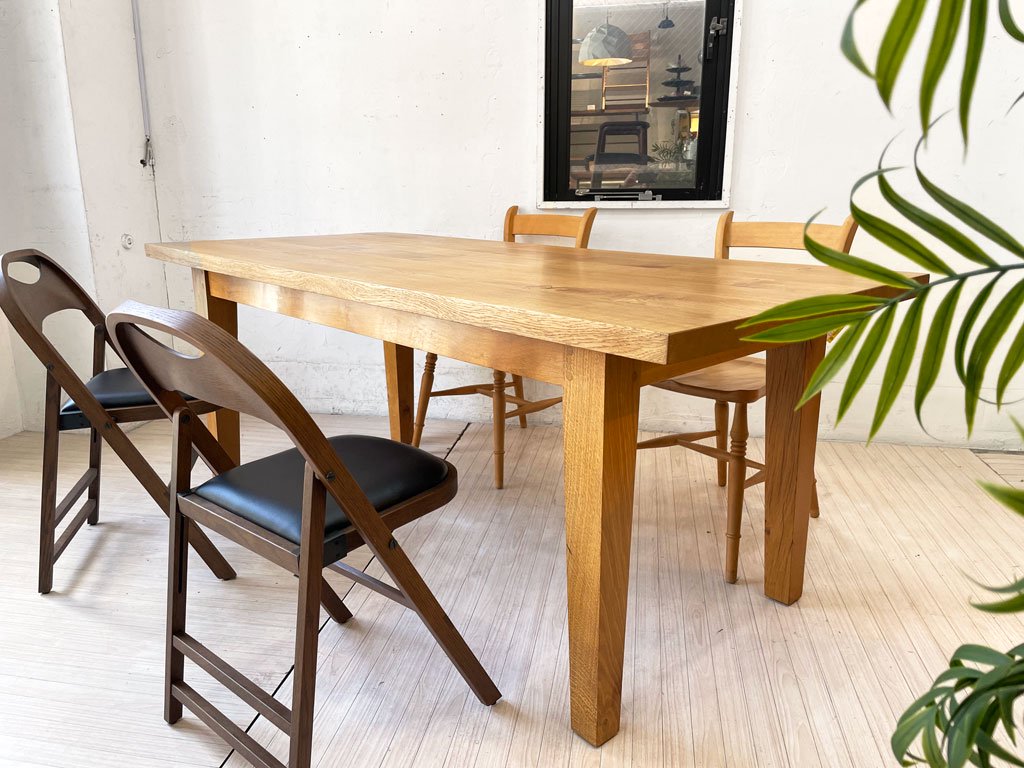 ザ・コンランショップ THE CONRAN SHOP ベロッタ ダイニングテーブル BELOTTA DINING TABLE オーク無垢材 参考定価\462,000- 廃番 ★