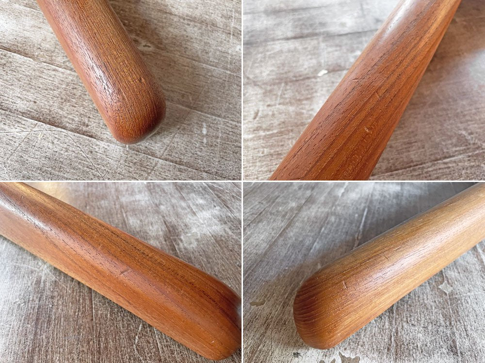 北欧スタイル チーク無垢材 エクステンション ダイニングテーブル 伸長式 160~210cm フランスベッド取扱い ♪