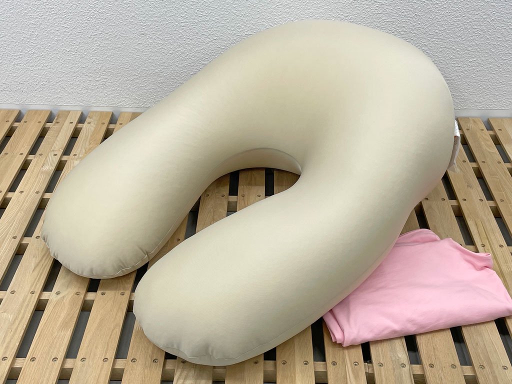 ヨギボー yogibo サポート Support ビーズソファ ビーズクッション 背もたれ&肘置き パステルコレクション フラミンゴ カラー 定価¥16,280- 〓