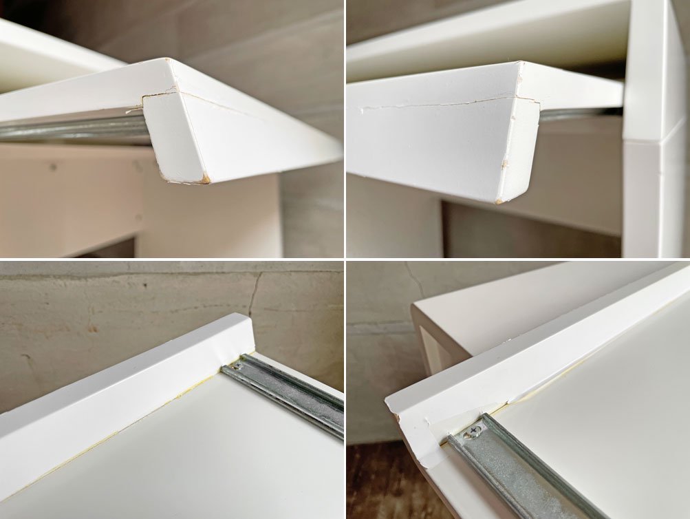 イデー IDEE ビット bit PCデスク SHFT-0020 澁谷一星 ホワイト ミニマルデザイン 廃番 ♪