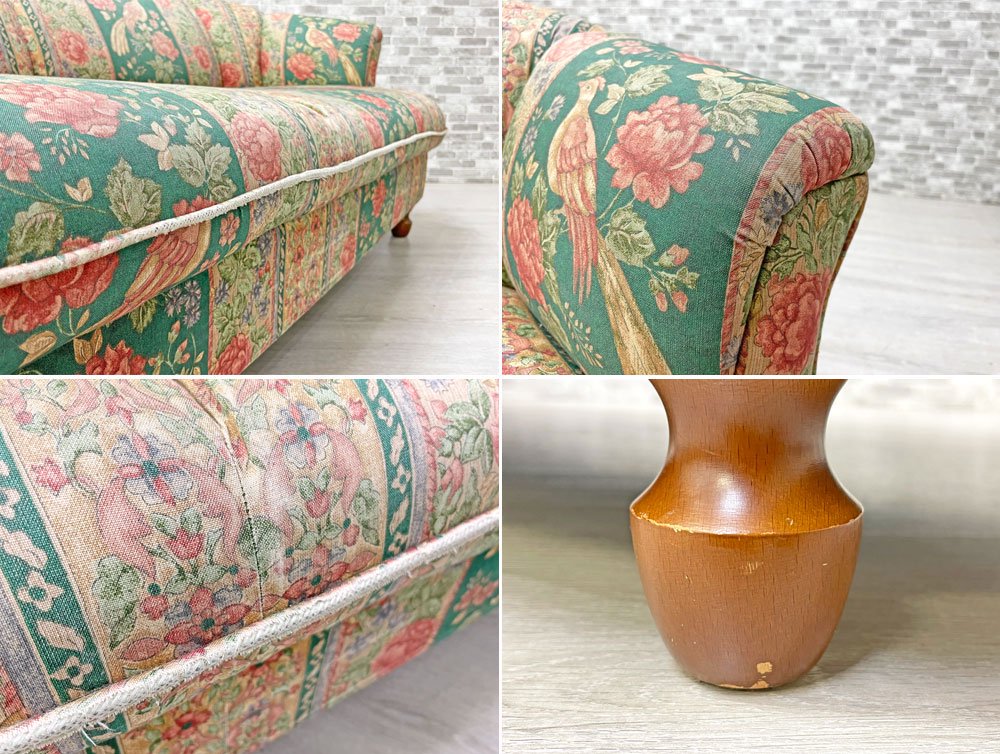 三越家具 ブルージュ Brugge KL023GS 2シーター ソファ クラシカル 英国カントリースタイル ●