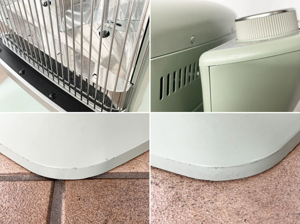 アラジン Aladdin 電気ストーブ 遠赤外線グラファイトヒーター 2灯管 グリーン CAH-2G10A 2018年製 カーボンヒーター 暖房器具 ◇