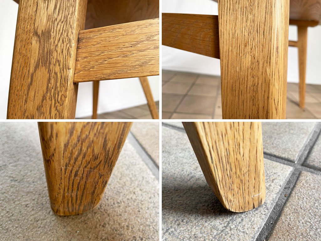 ウニコ unico アディ ADDAY カフェテーブル センターテーブル オーク材 オイル仕上げ W100cm 定価¥47,300- ◇