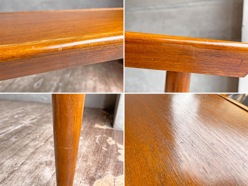 パシフィックファニチャーサービス P.F.S ラダーティーテーブル RUDDER TEA TABLE コーヒーテーブル カバ材 3本脚 W125cm♪