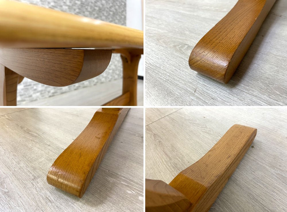 アーコール Ercol エルム材 ダイニングテーブル W152cm 70-90年代 UKビンテージ 英国家具 カントリースタイル ●