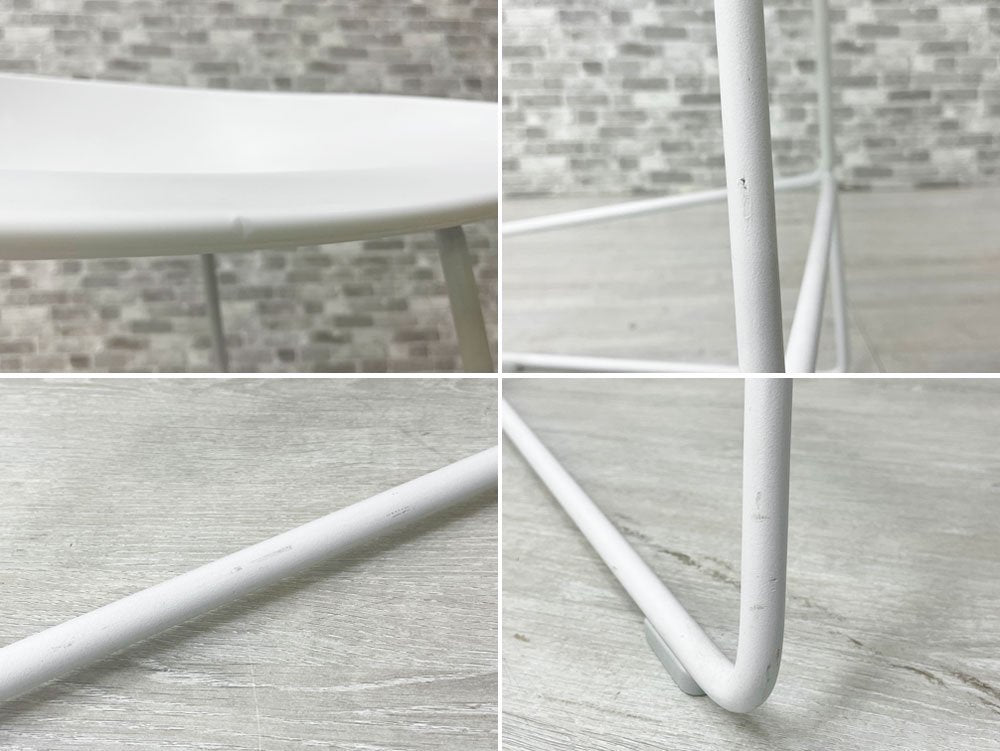 ヘイ HAY アバウト ア スツール ハイ ABOUT A STOOL AAS38 HIGH H85cm ホワイト ポリプロピレン スチール 北欧 デンマーク モダン 定価¥44,000- ●