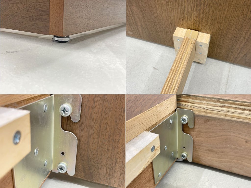 アクタス ACTUS FBシリーズ ウォールナット ロータイプ クイーンサイズ ベッドフレーム FB walnut queen size BED flame low type 〓