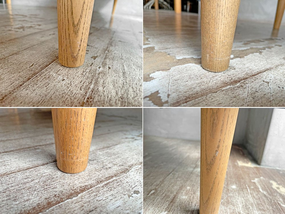 モモナチュラル MOMO Natural パトル PATORU W CUSHION 2P ソファ 2人掛けソファ ネイビー オーク無垢材 定価¥108,000- ♪