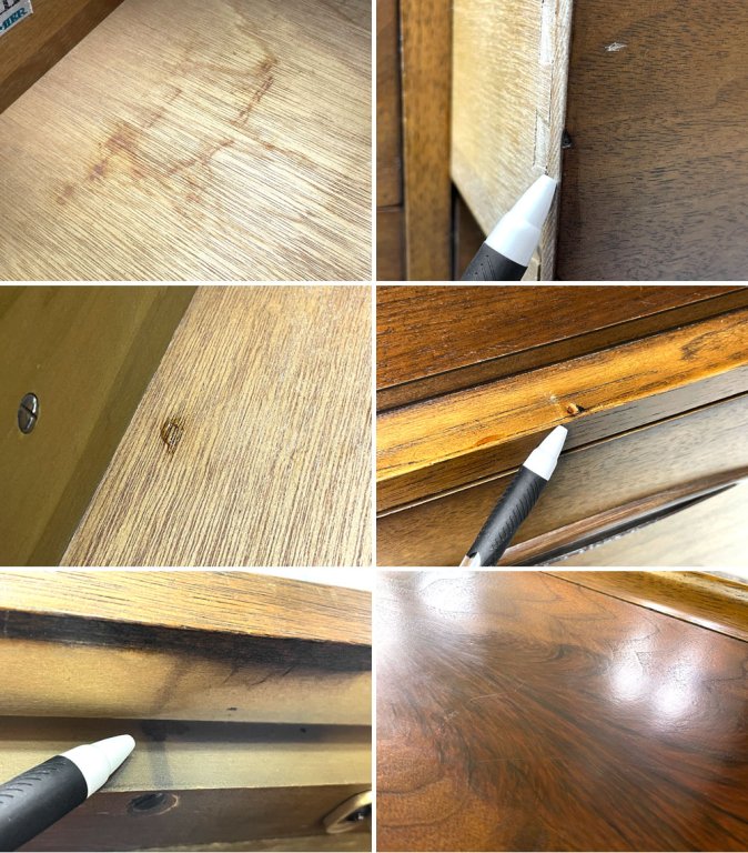 ブロイヒル Broyhill Sculptra マグナ ドレッサーチェスト MAGNA Dresser Chest ウォールナット材 サイドボード USビンテージ ミッドセンチュリー ●