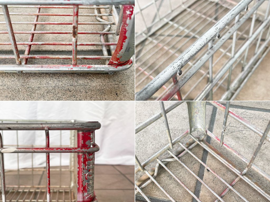 USビンテージ VIntage スチールワイヤーバスケット UNITED STEEL WIRE Co. インダストリアル ◇
