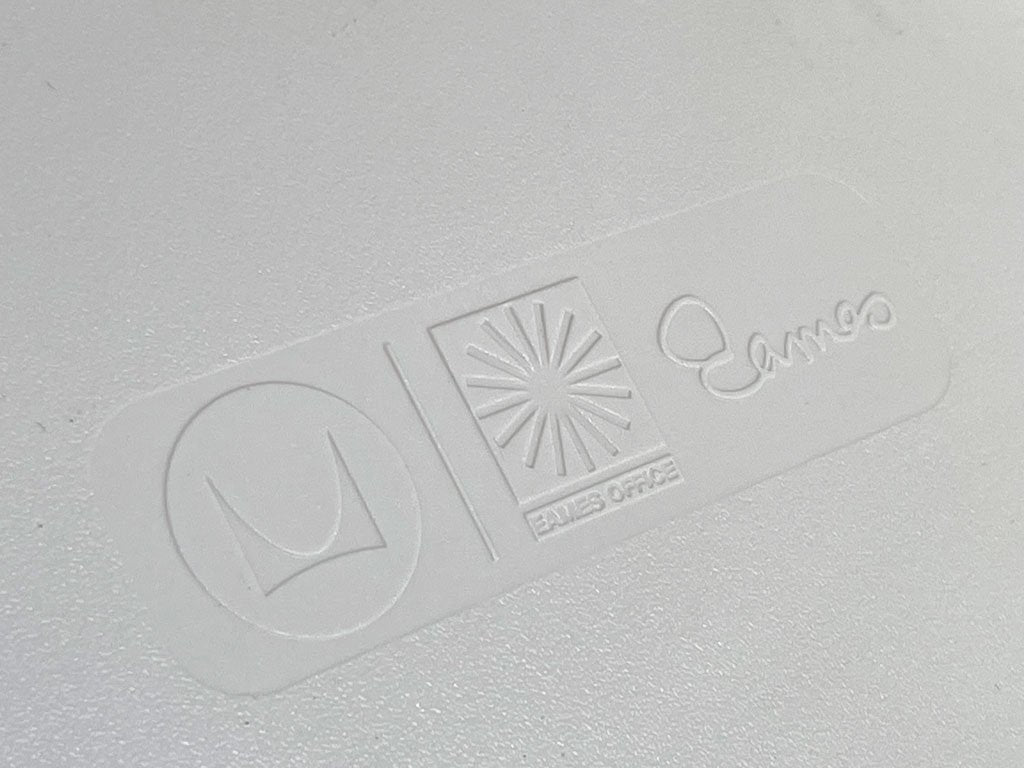 ハーマンミラー Herman Miller サイドシェルチェア エッフェルベース DSR ホワイト ポリプロピレン製 C&Rイームズ ミッドセンチュリー C ◇