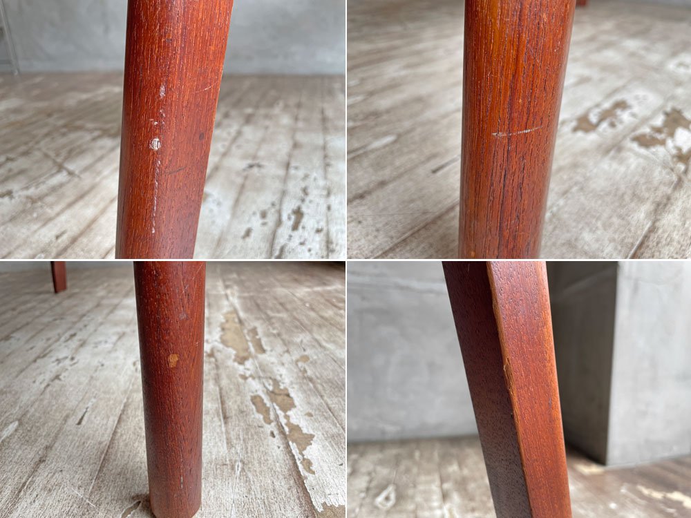 デンマークビンテージ Danish Vintage チーク無垢材 コーヒーテーブル センターテーブル H53cm 北欧 プールアニック購入 ♪