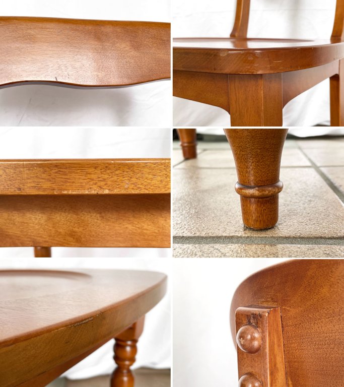 横浜ダニエル Daniel アメリカン American ダイニングチェア 樺桜材 クラシカルデザイン 定価\137,500- A ◇